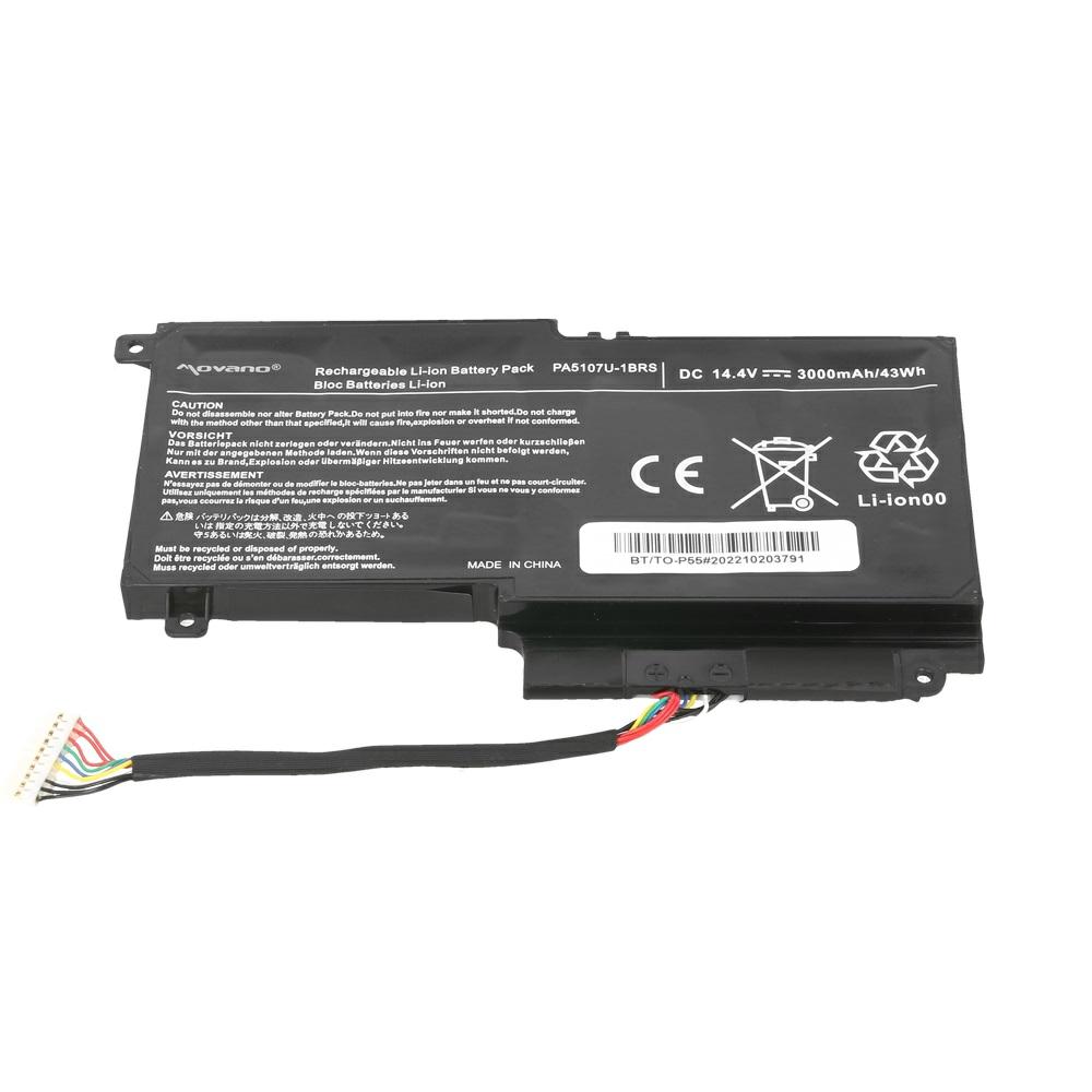 Batería compatible para portátil TOSHIBA PA5107U 14.4V 3000mAh Movano - Imagen 3