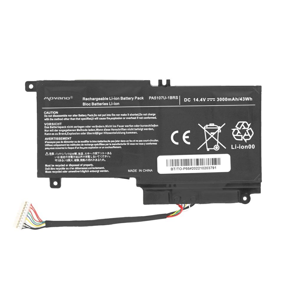 Batería compatible para portátil TOSHIBA PA5107U 14.4V 3000mAh Movano - Imagen 5