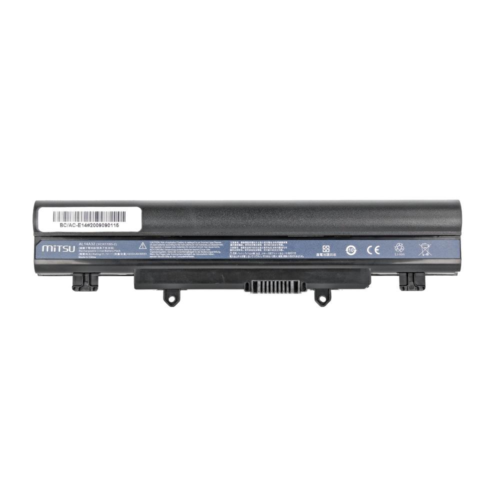Batería compatible para portátil ACER AL14A32 11.1V 4400 mAh Mitsu - Imagen 5