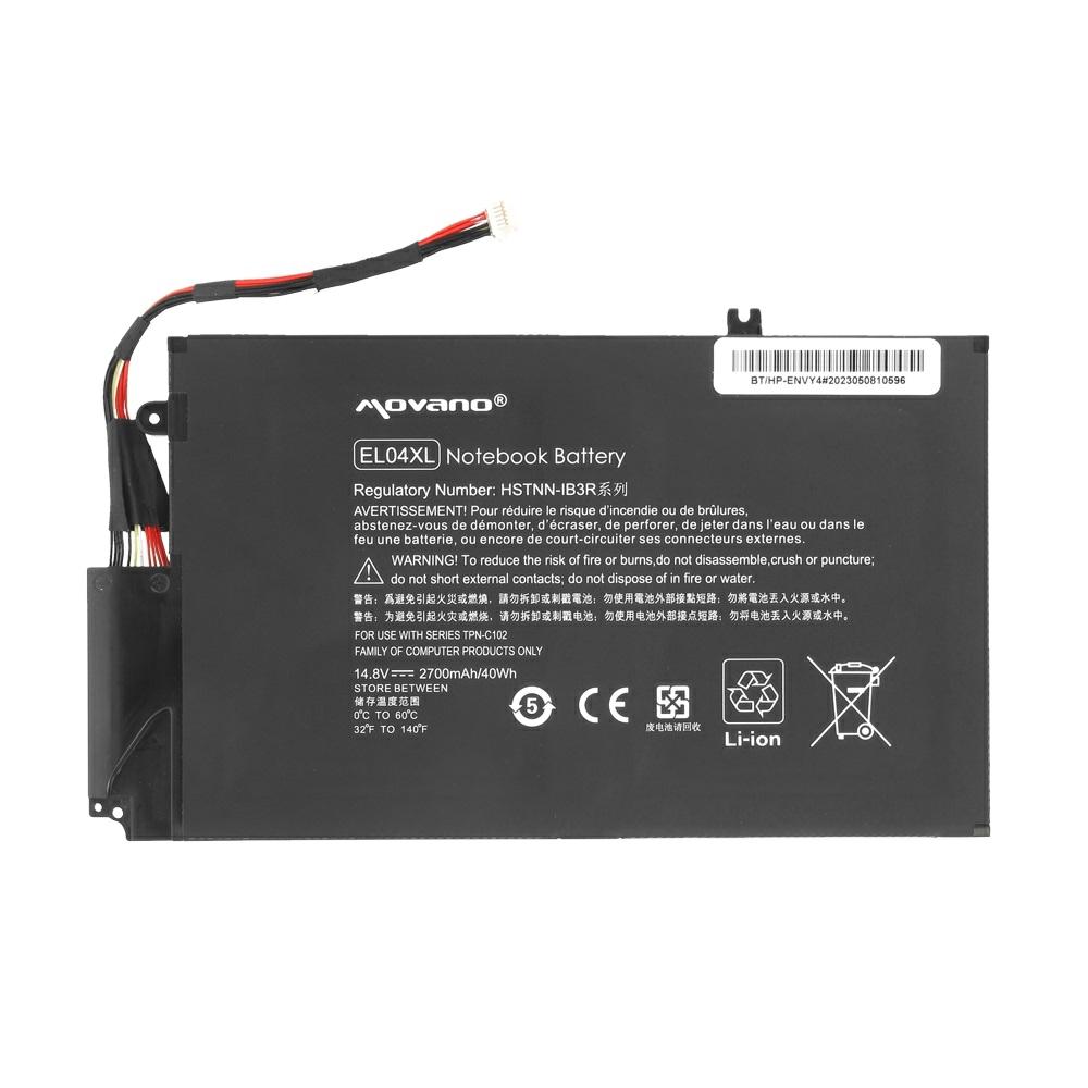 Batería compatible para portátil HP EL04XL 14.8V 2700mAh Movano - Imagen 5
