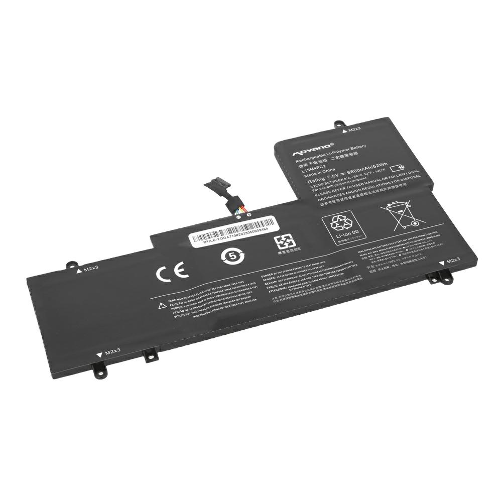 Batería compatible para portátil LENOVO L15L4PC2 7.6V 6800mAh Movano - Imagen 2