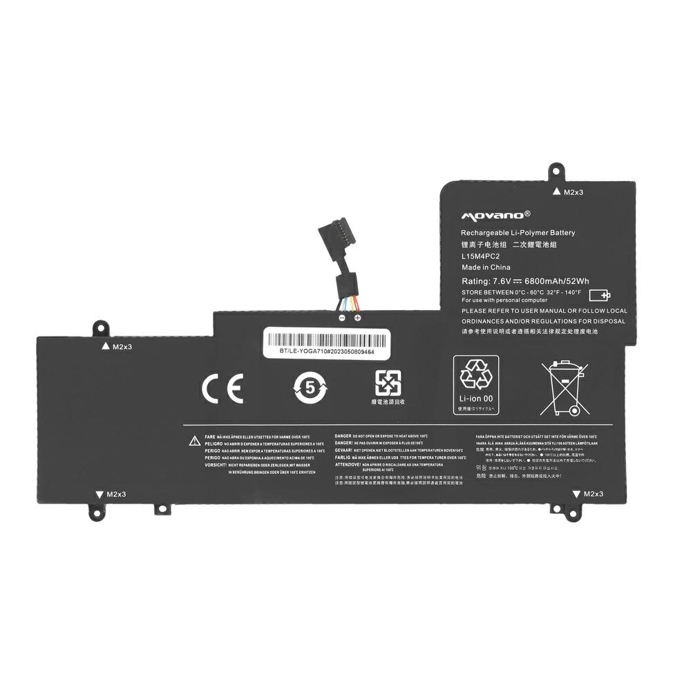 Batería compatible para portátil LENOVO L15L4PC2 7.6V 6800mAh Movano - Imagen 5