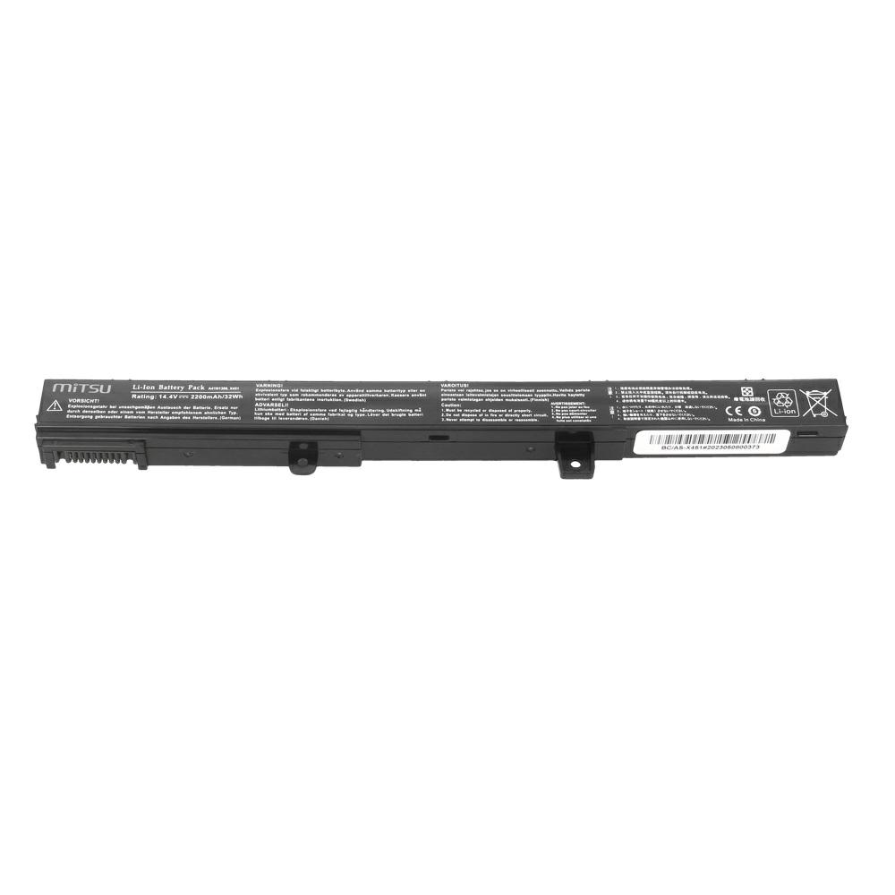Batería compatible para portátil ASUS A31N1319 14.4V 2200mAh Mitsu - Imagen 3