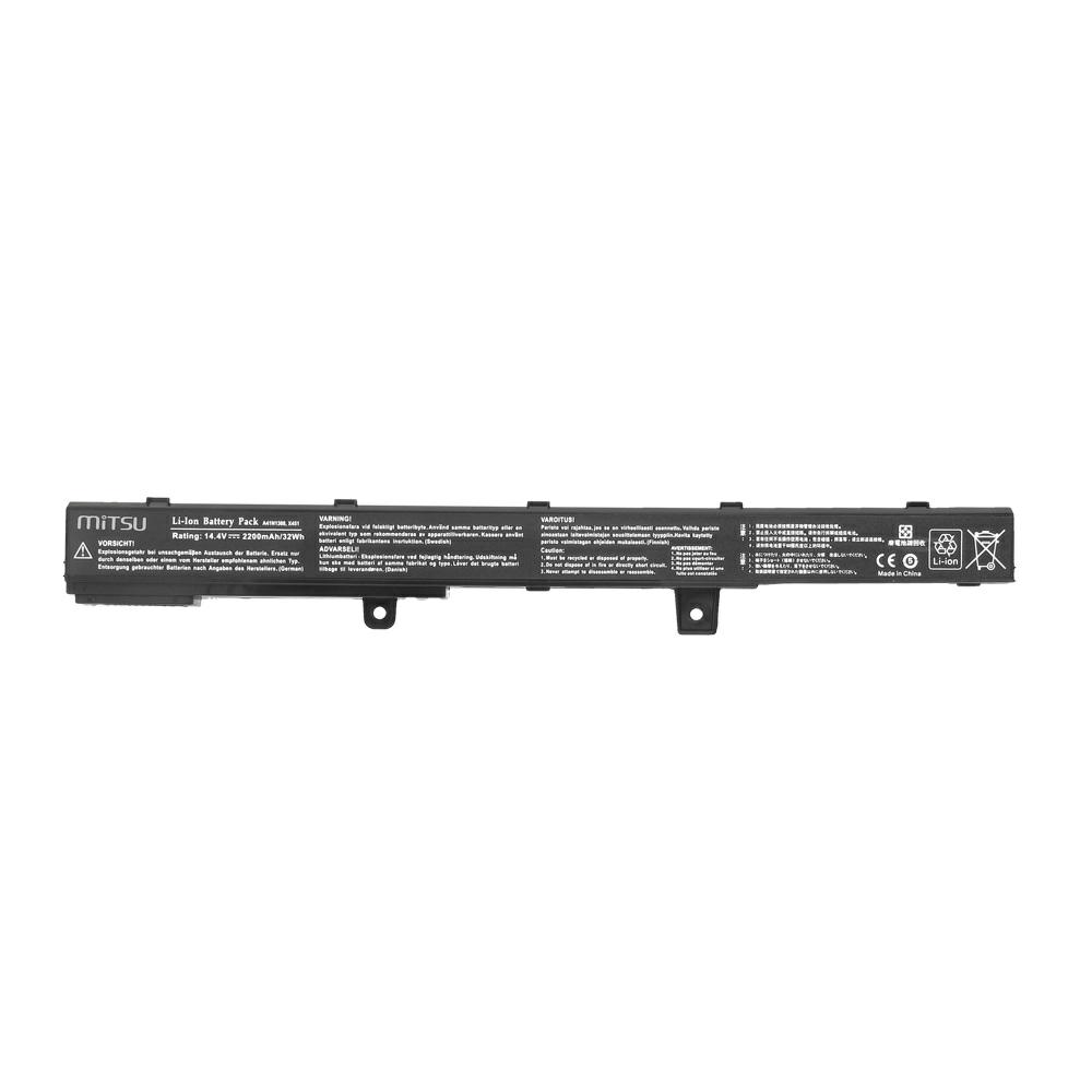 Batería compatible para portátil ASUS A31N1319 14.4V 2200mAh Mitsu - Imagen 5