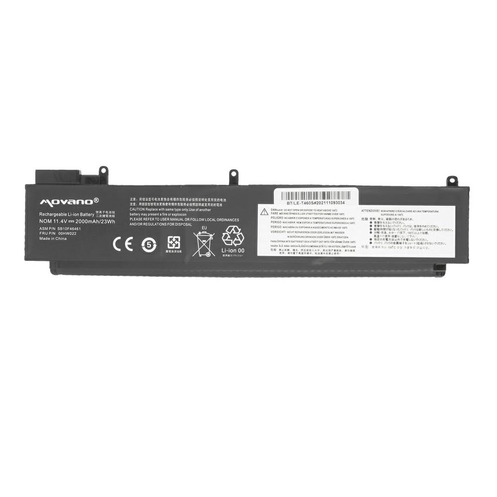 Batería compatible para portátil LENOVO T460S / T470S 11.4v 2000 mAh Movano - Imagen 5