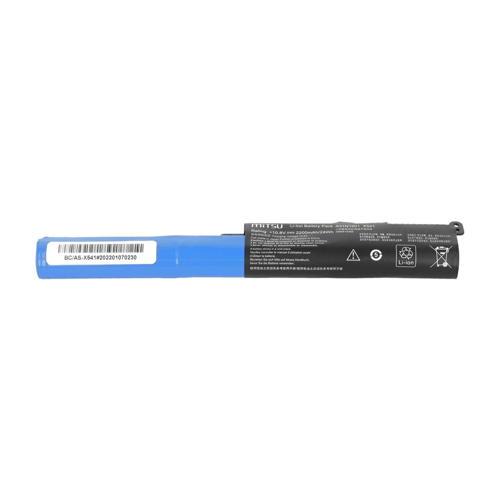 Batería compatible para portátil ASUS A31N1601 10.8V 2200mAh Mitsu - Imagen 3