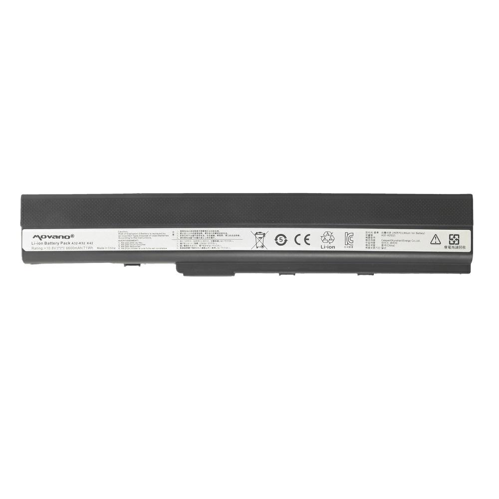 Batería compatible para portátil ASUS A32-K42 10.8V 6600mAh Movano - Imagen 4