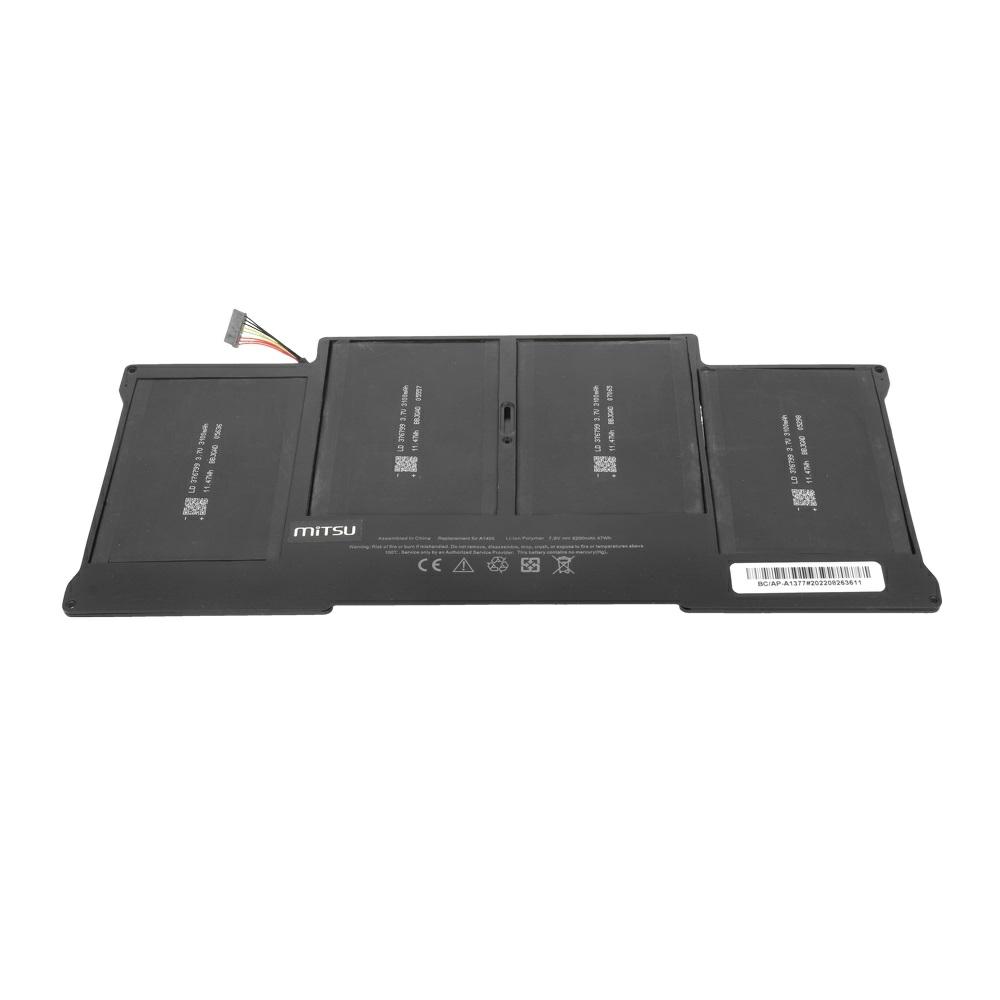 Batería compatible para portátil APPLE A1377 7.6V 6200mAh 47Wh Mitsu - Imagen 3