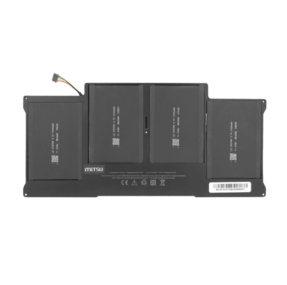 Batería compatible para portátil APPLE A1377 7.6V 6200mAh 47Wh Mitsu - Imagen 5