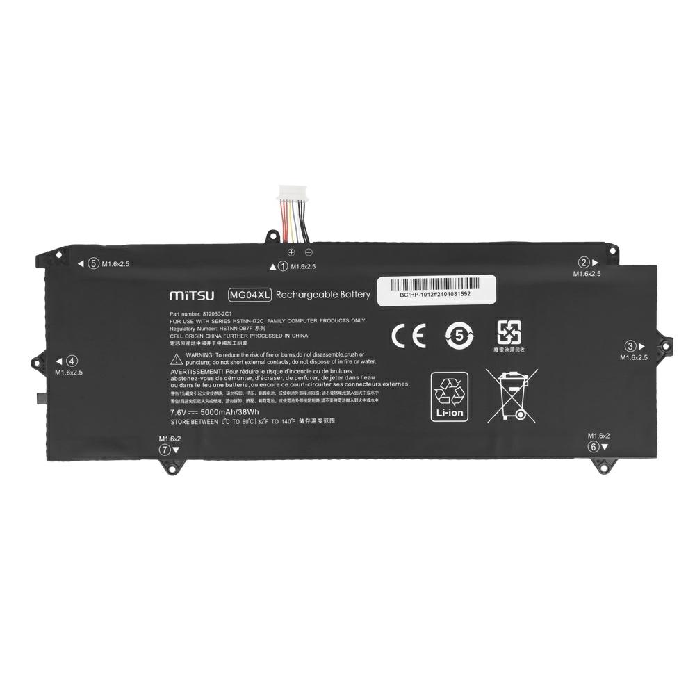 Batería compatible para portátil HP MG04 7.6V 5000mAh Mitsu - Imagen 5