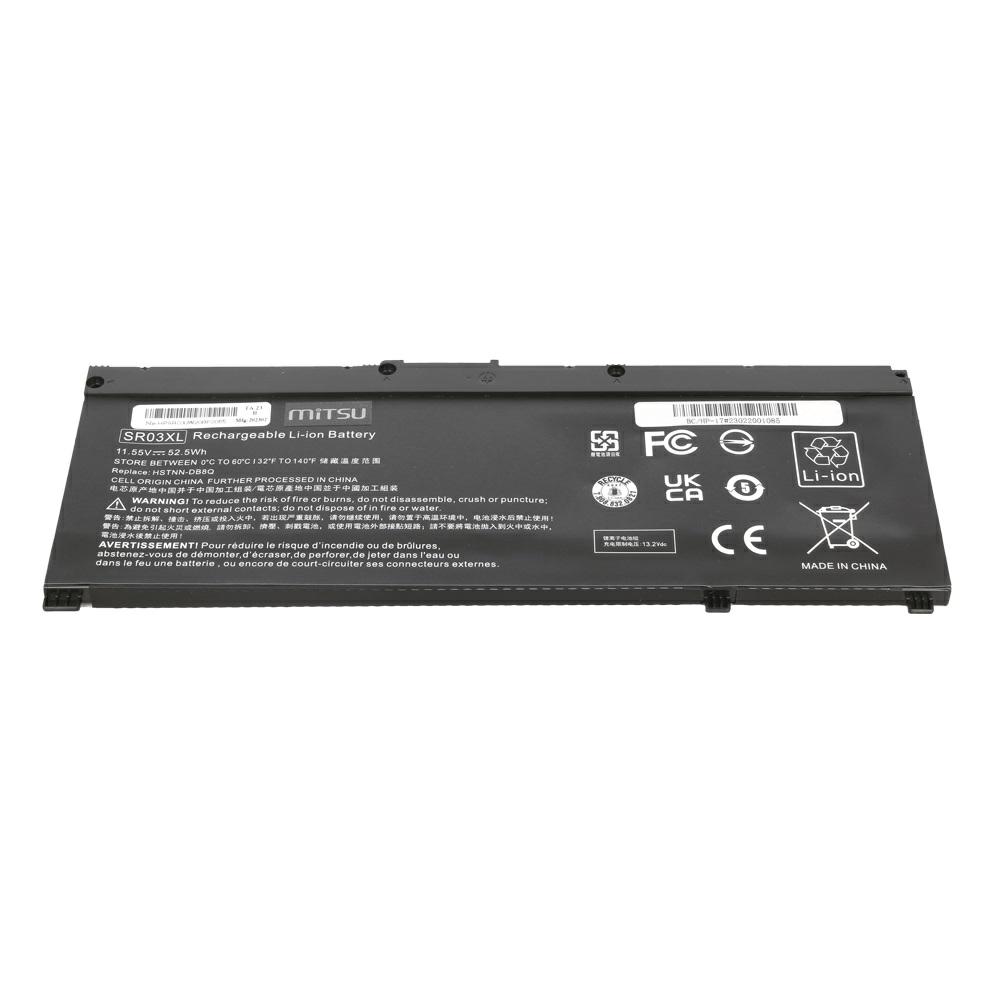 Batería compatible para portátil HP SR03XL 11.55V 4545mAh Mitsu - Imagen 3