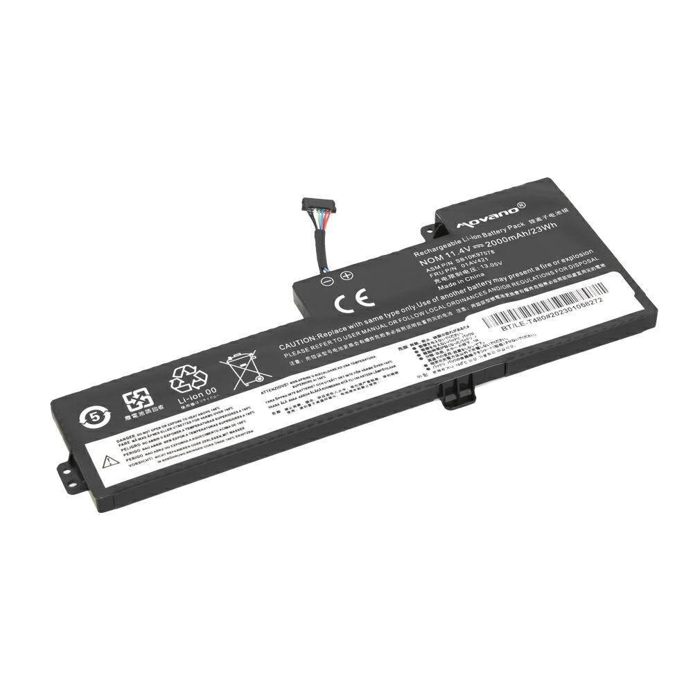 Batería compatible para portátil LENOVO T480 11.4v 2000 mAh Movano - Imagen 2