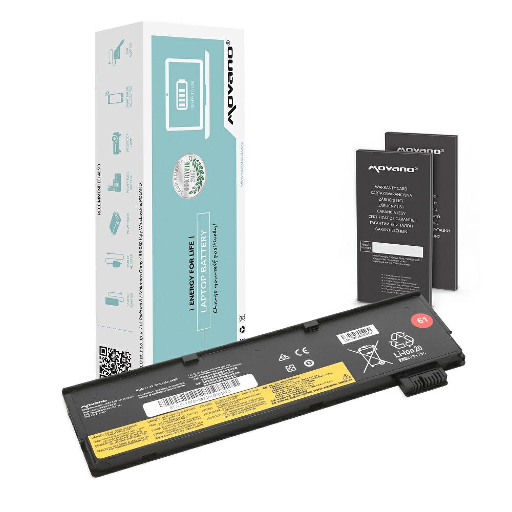 Batería compatible para portátil LENOVO T570 11.4v 2100 mAh Movano