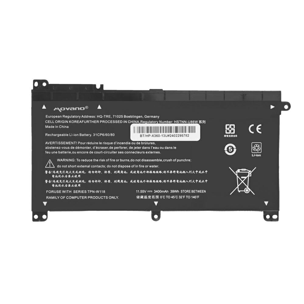 Batería compatible para portátil HP BI03XL 11.55V 3400mAh Movano - Imagen 5