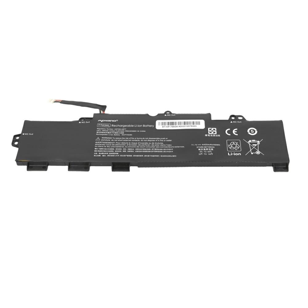 Batería compatible para portátil HP TT03XL 11.1V 4400mAh Movano - Imagen 3
