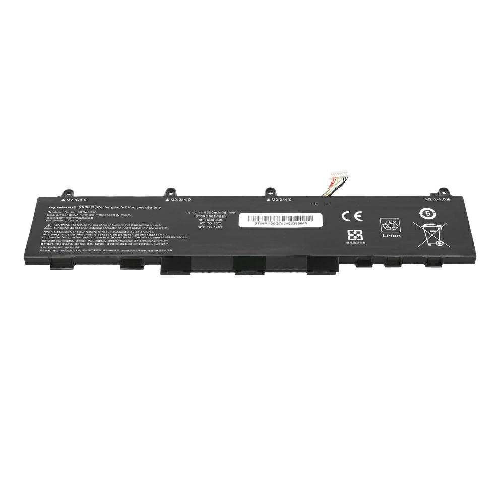 Batería compatible para portátil HP CC03XL 11.4V 4500mAh Movano - Imagen 3