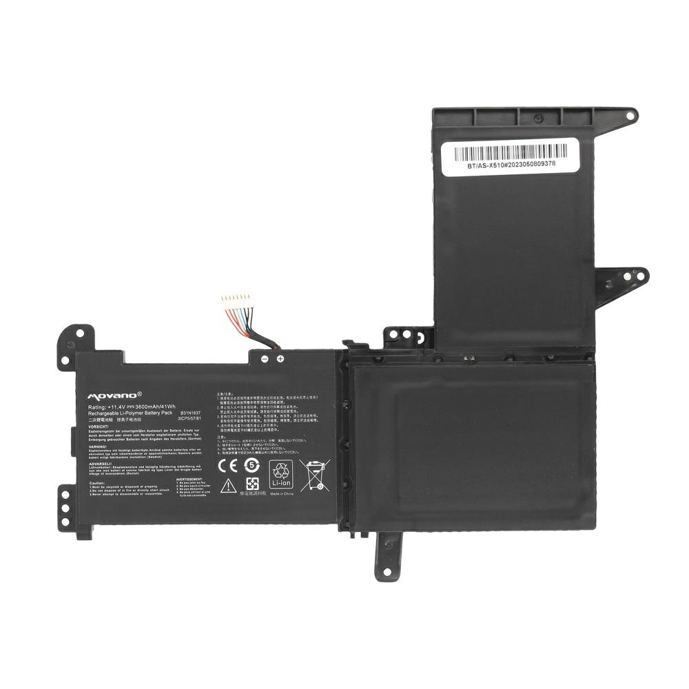 Batería compatible para portátil ASUS B31N1637 11.4V 3600mAh Movano - Imagen 5
