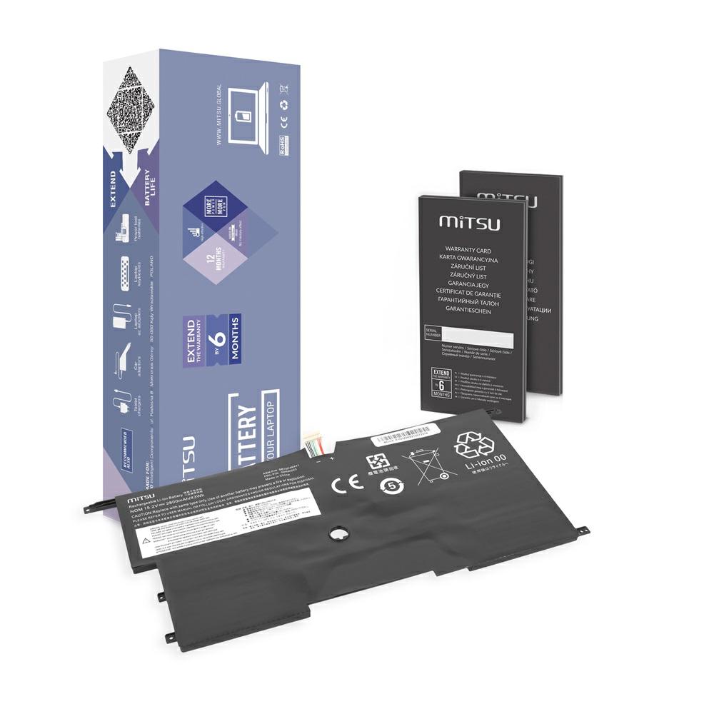 Batería compatible para portátil LENOVO X1 Carbon gen2/3 15.2v 2800 mAh Mitsu