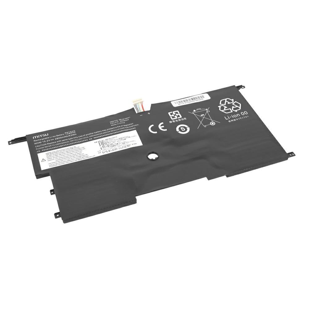 Batería compatible para portátil LENOVO X1 Carbon gen2/3 15.2v 2800 mAh Mitsu - Imagen 2