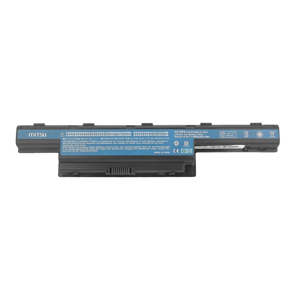 Batería compatible para portátil ACER AS10D51 10.8 6600 mAh Mitsu - Imagen 3