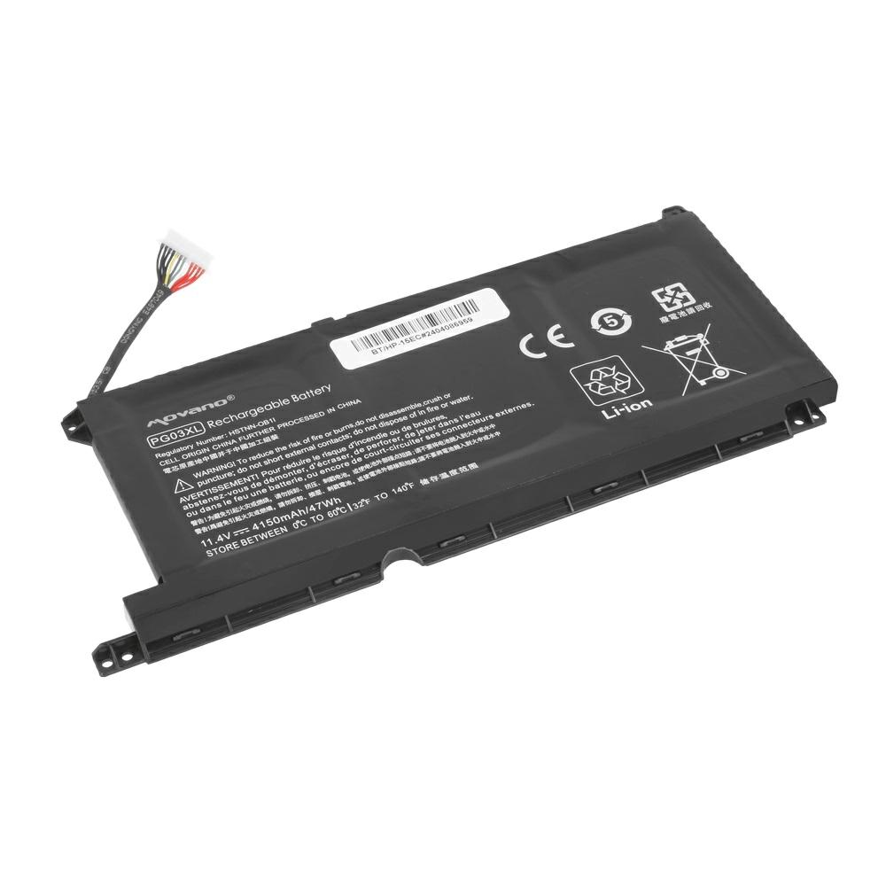 Batería compatible para portátil HP PG03XL 11.4V 4150mAh Movano - Imagen 2