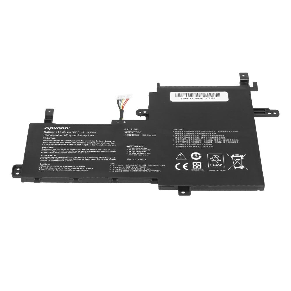 Batería compatible para portátil ASUS B31N1842 11.4V 3600mAh Movano - Imagen 3