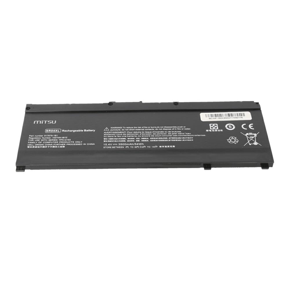 Batería compatible para portátil HP SR04XL 15.4V 3500 mAh Mitsu - Imagen 3