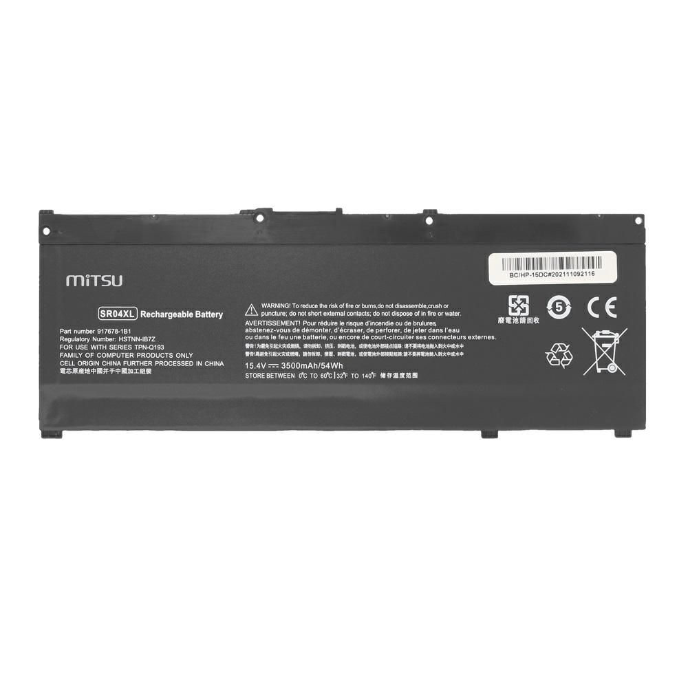 Batería compatible para portátil HP SR04XL 15.4V 3500 mAh Mitsu - Imagen 5