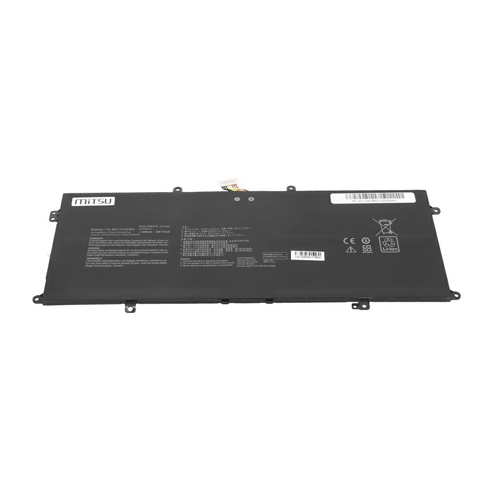 Batería compatible para portátil ASUS C41N1904 15.48V 4347mAh Mitsu - Imagen 3