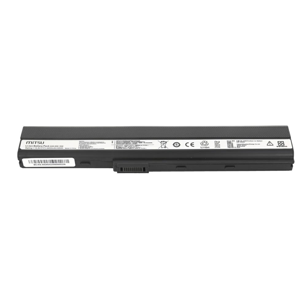 Batería compatible para portátil ASUS A32-K42 10.8V 4400mAh Mitsu - Imagen 3