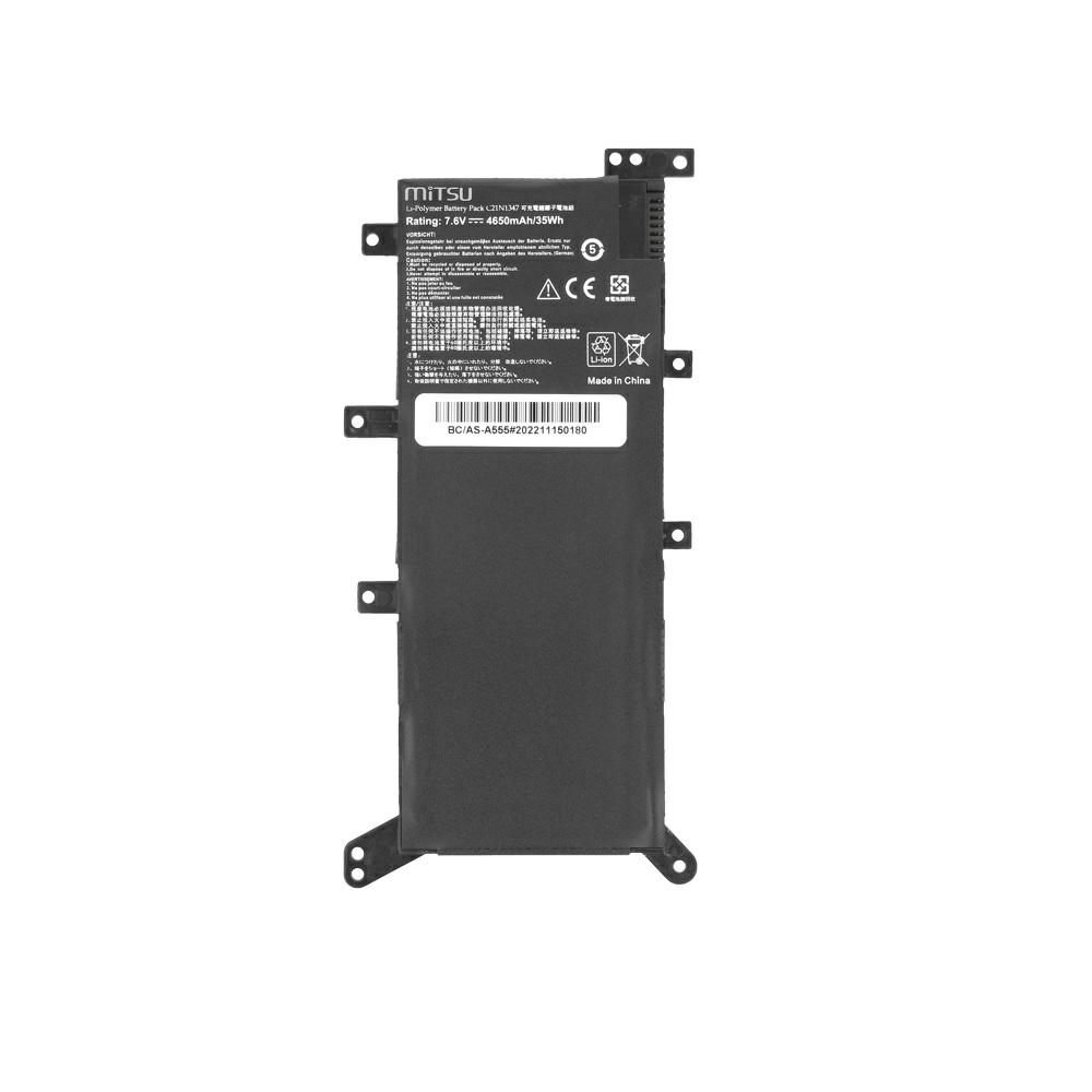 Batería compatible para portátil ASUS C21N1347 7.6V 4650mAh Mitsu - Imagen 5