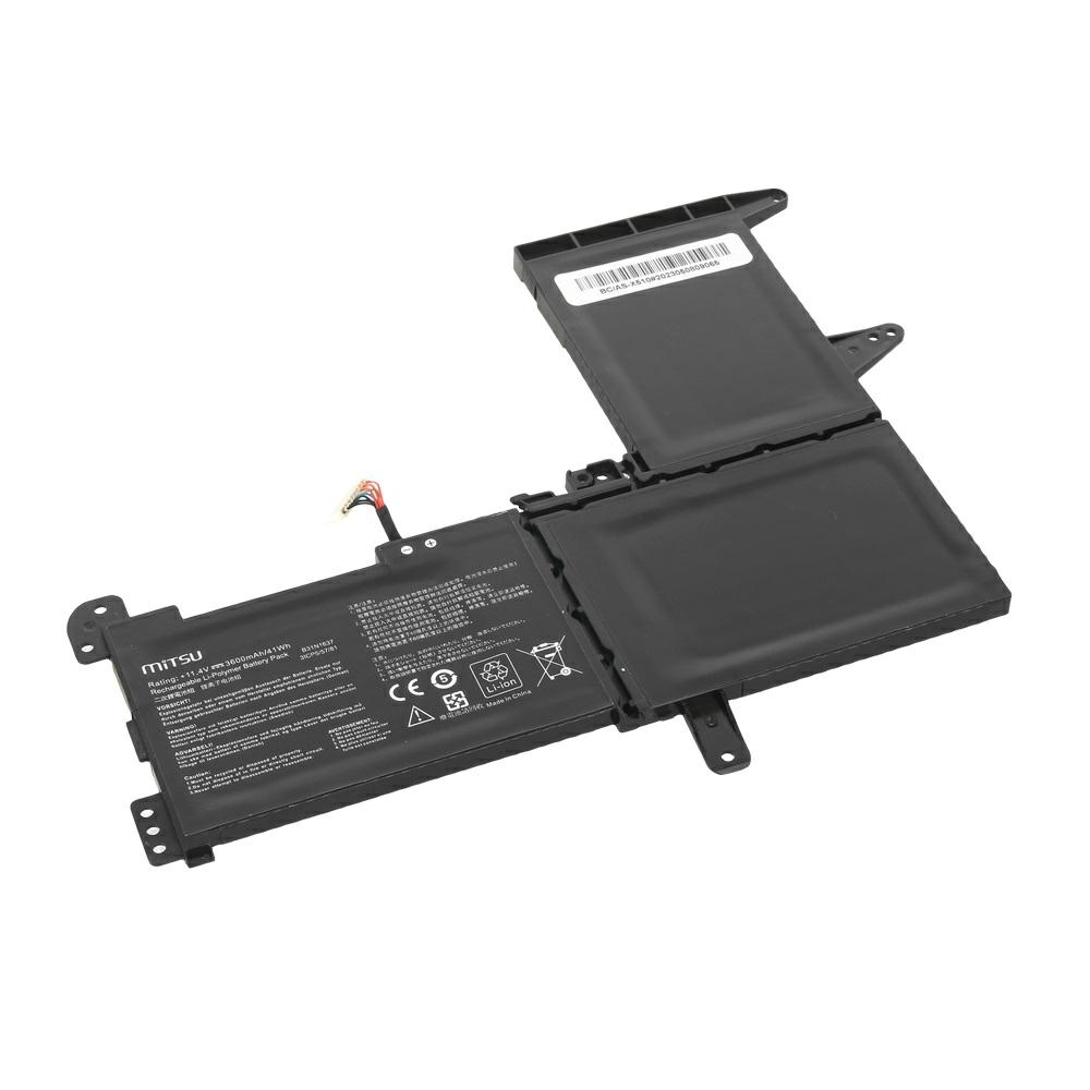 Batería compatible para portátil ASUS B31N1637 11.4V 3600mAh Mitsu - Imagen 2