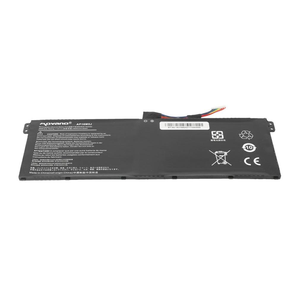 Batería compatible para portátil ACER AP16M5J 7.4V 4800 mAh Movano - Imagen 3