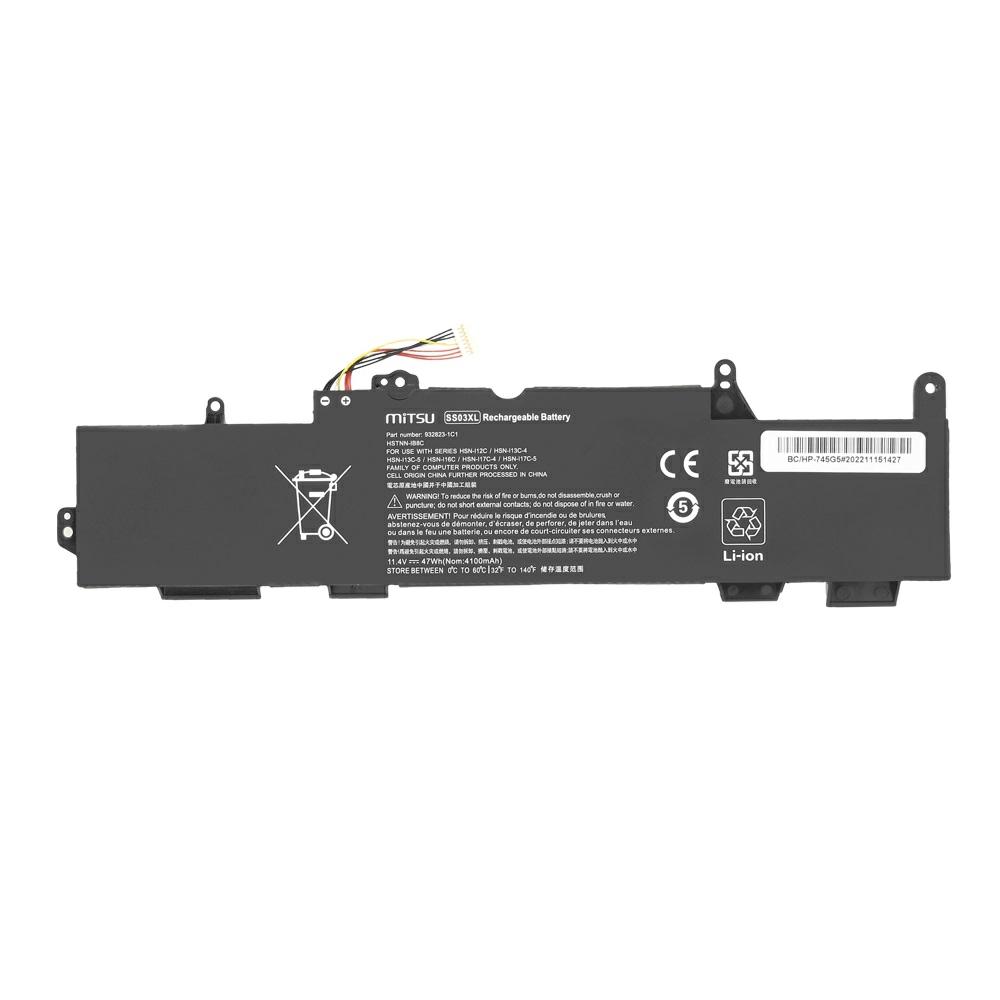 Batería compatible para portátil HP Omen SS03XL 11.4V 4100mAh Mitsu - Imagen 5