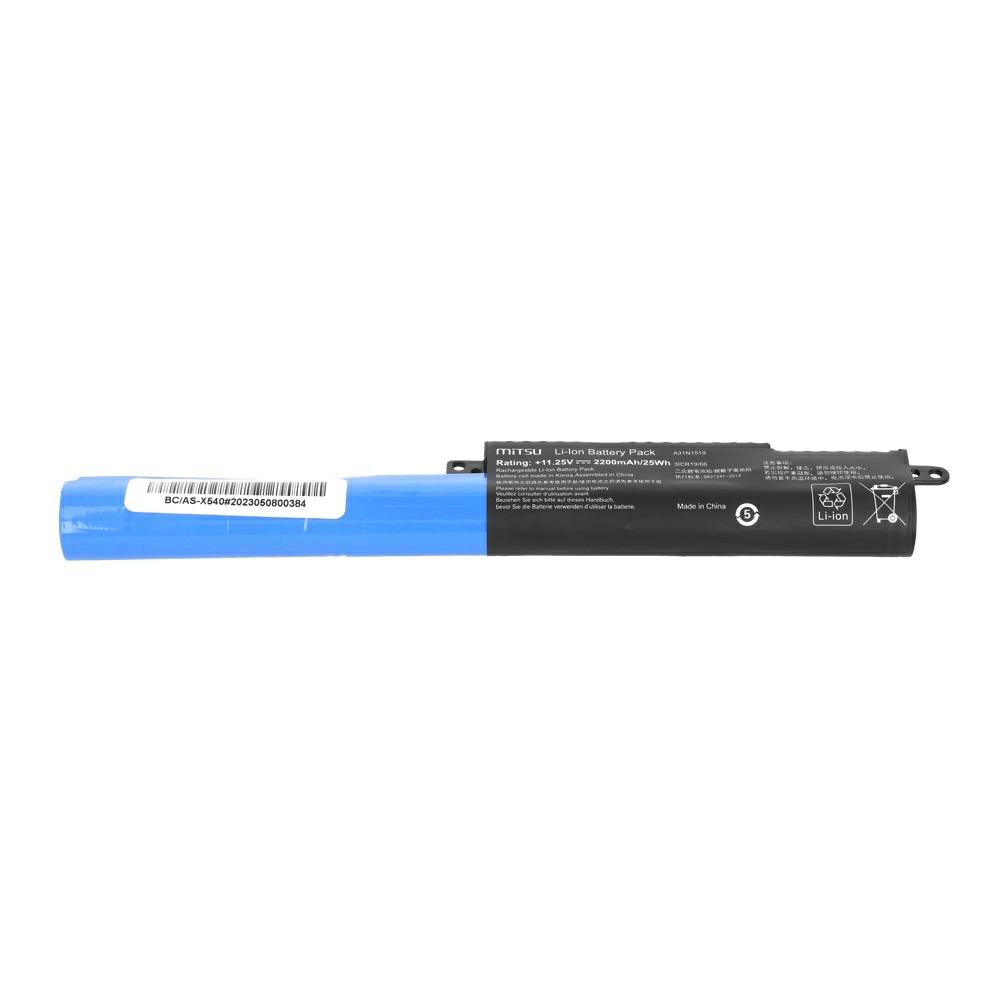 Batería compatible para portátil ASUS 31N1519 11.25V 2200mAh Mitsu - Imagen 3