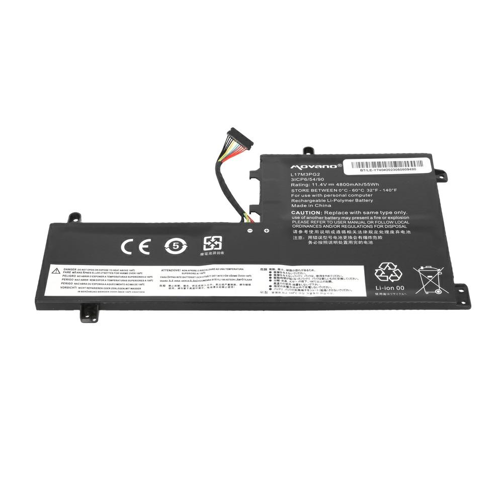 Batería compatible para portátil LENOVO L17C3PG1 11.4V 4650mAh Movano - Imagen 3