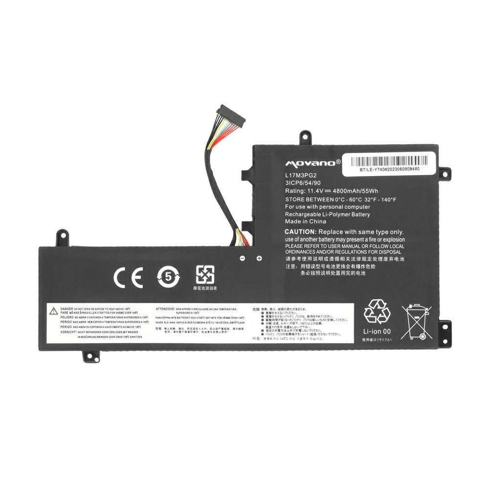 Batería compatible para portátil LENOVO L17C3PG1 11.4V 4650mAh Movano - Imagen 5