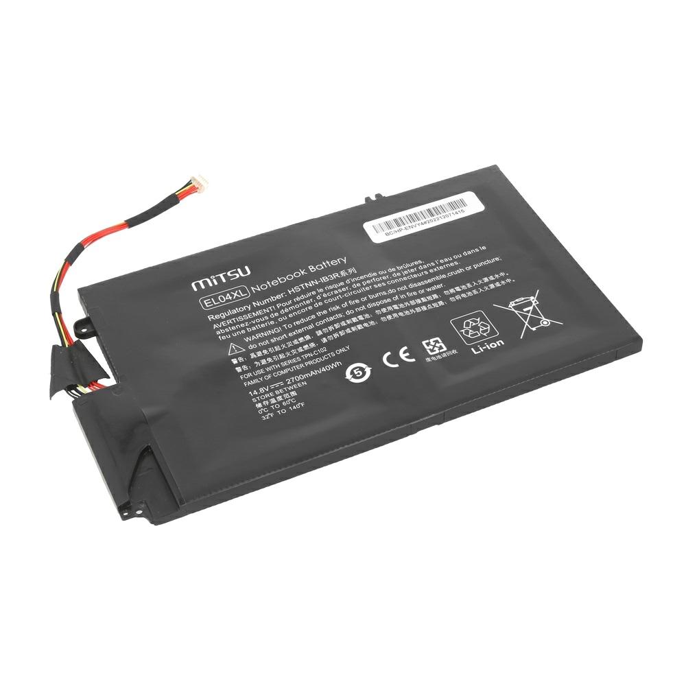 Batería compatible para portátil HP EL04XL 14.8V 2700mAh Mitsu - Imagen 2