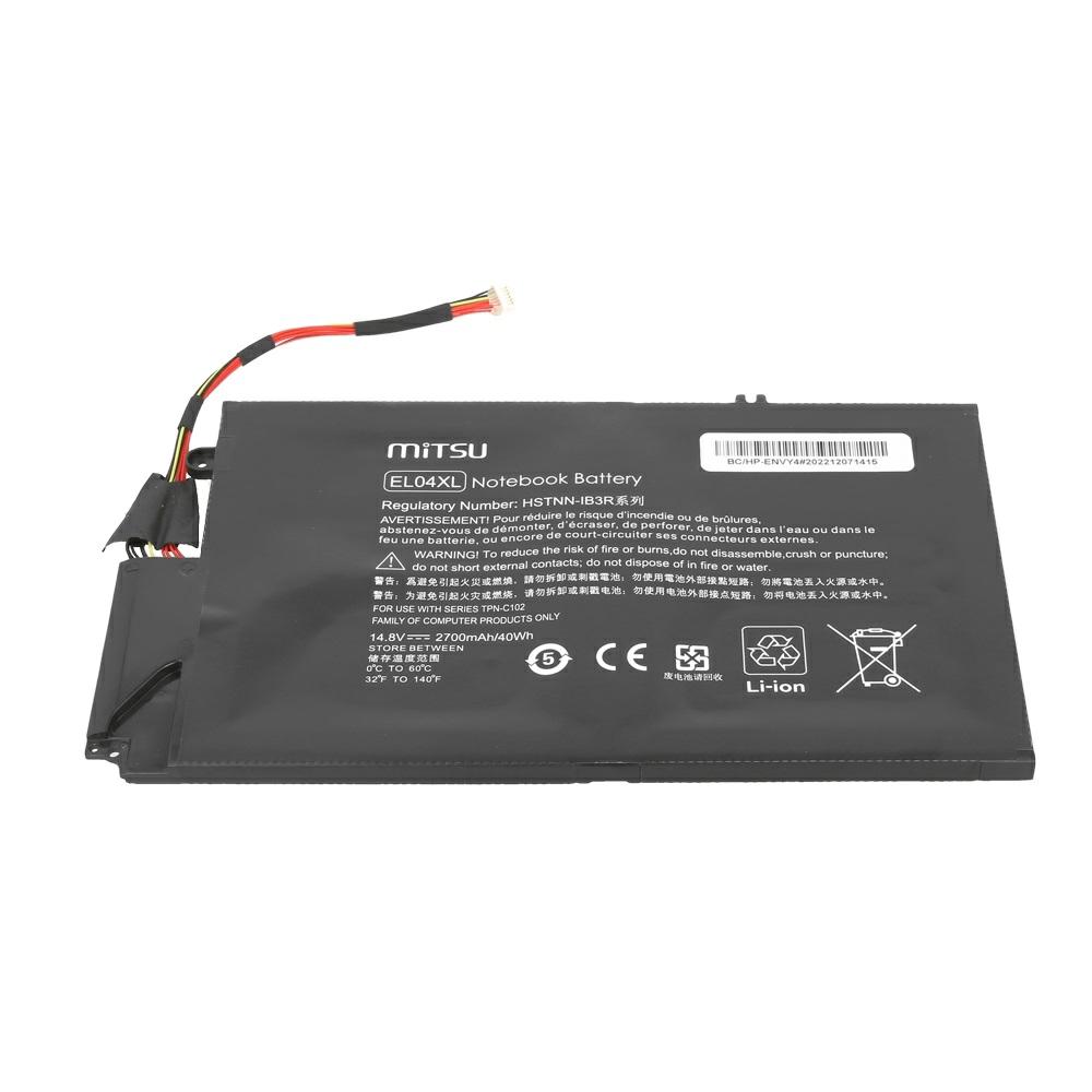Batería compatible para portátil HP EL04XL 14.8V 2700mAh Mitsu - Imagen 3