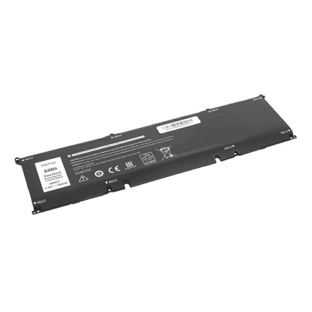 Batería compatible para portátil DELL XPS 15 11.55V 6000 mAh Mitsu - Imagen 2