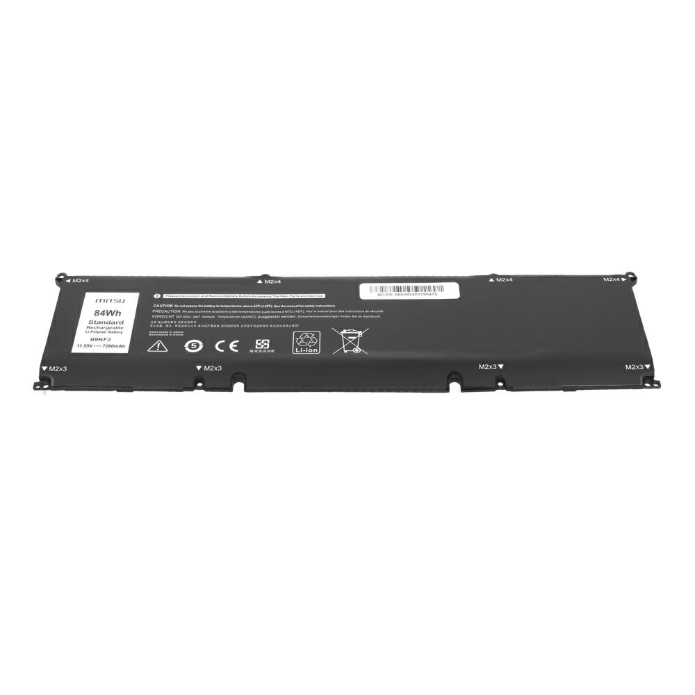 Batería compatible para portátil DELL XPS 15 11.55V 6000 mAh Mitsu - Imagen 3