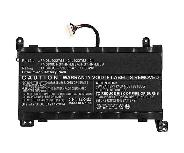 Batería compatible para portátil HP 77WH / 14.6V / 5.3Ah / 16pines