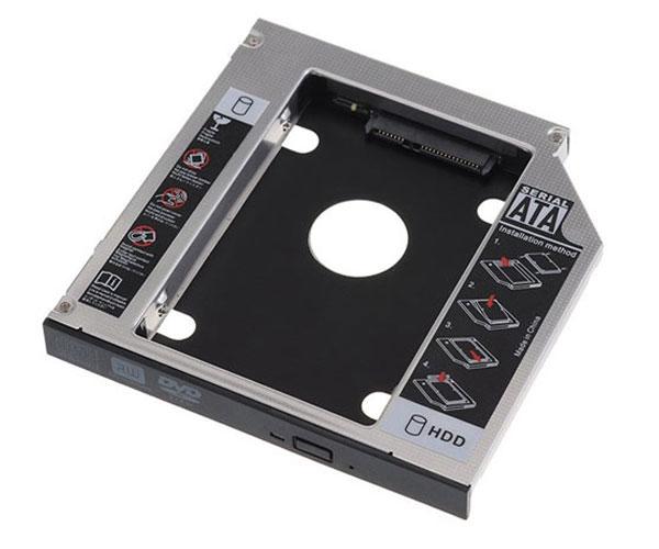 Adaptador aluminio HDD/SSD 7mm a portatil de 9.5mm Nanocable / C-10.99.0101