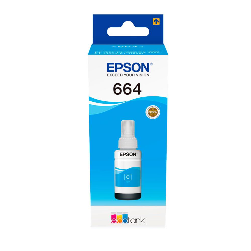 Tinta Original Epson Bote Ecotank T6642 / Cian / Et-2500 / Et-2600 / Et-4500