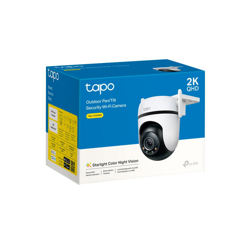 Camara videovigilancia Wifi Tapo C520WS / 2K / Vision nocturna / Alarma luz y sonido / C520WS - Imagen 2