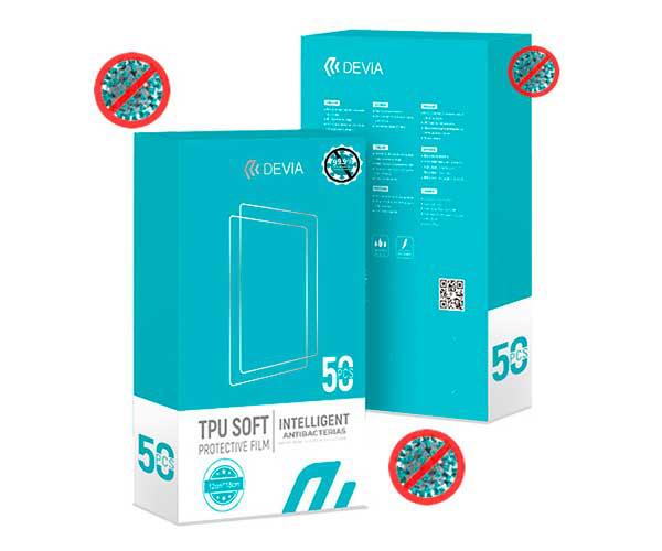 Pack de láminas hidrogel antibacterias Devia (50 láminas) 363085