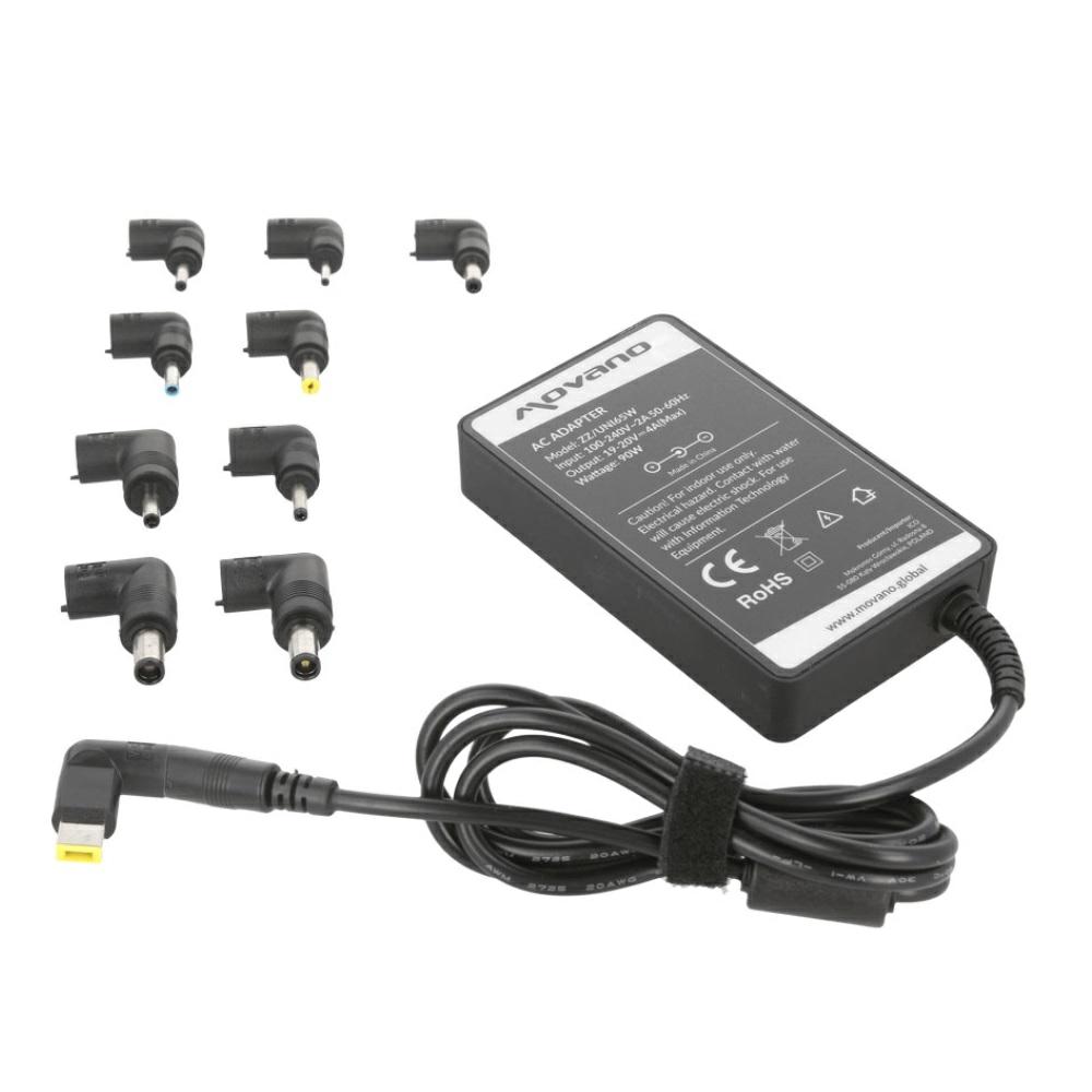 Cargador para portátil universal automático 65W / 10 conectores / Movano - Imagen 2