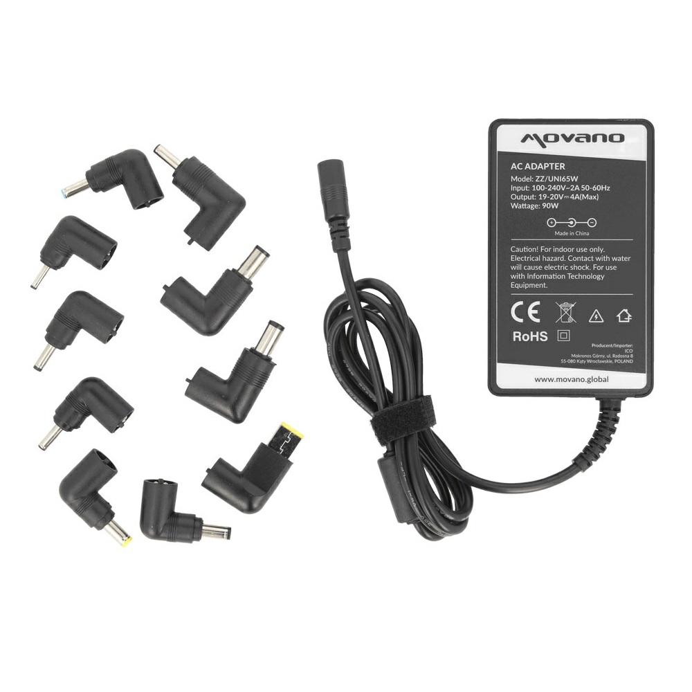 Cargador para portátil universal automático 65W / 10 conectores / Movano - Imagen 7