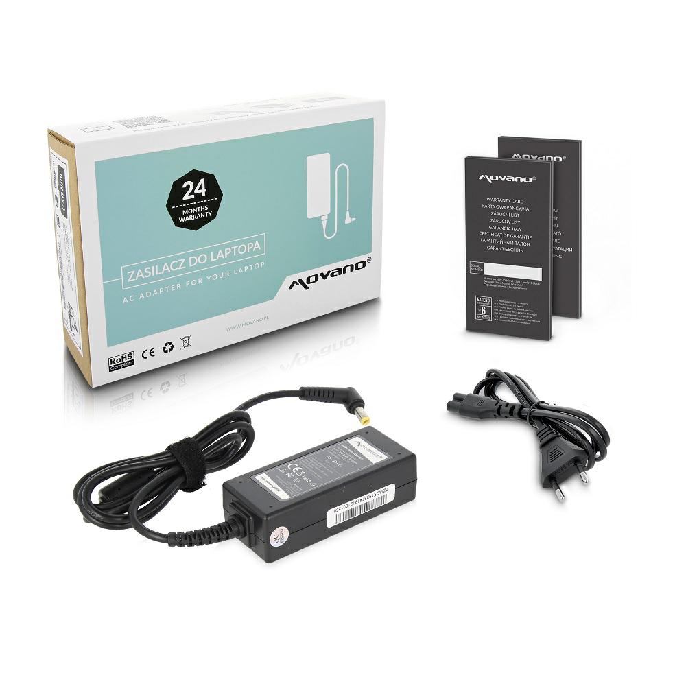 Cargador para portátil Acer / Asus / Toshiba 45W 19V 2.37A 5.5 mm x 1.7 mm Movano