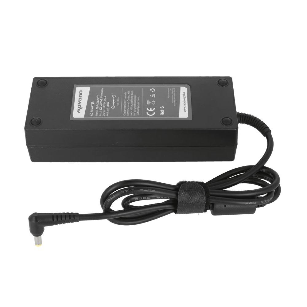 Cargador para portátil Acer / Asus / Toshiba 135W 19.5V 6.92A 5.5 mm x 1.7 mm Movano - Imagen 3